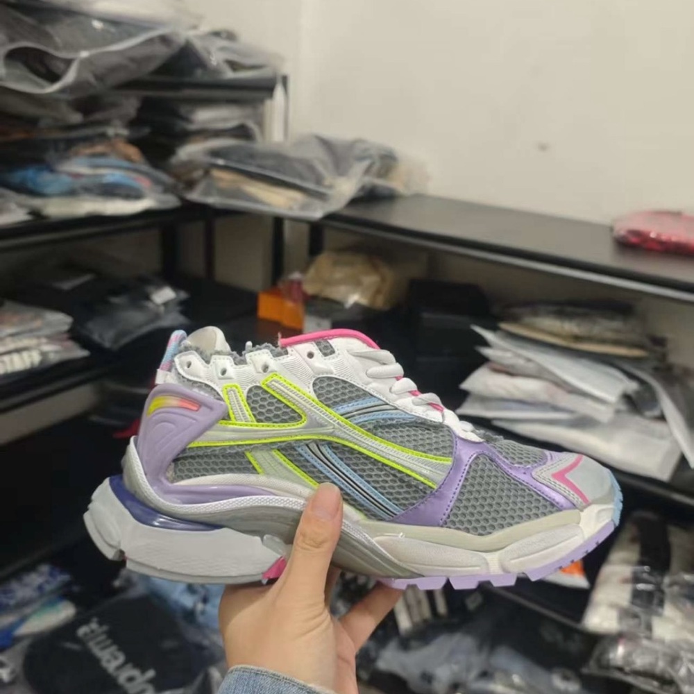 Reebok Retro Purple Gray Sneakers